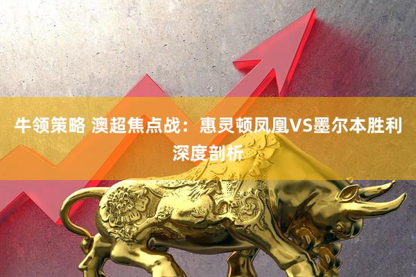 牛领策略 澳超焦点战：惠灵顿凤凰VS墨尔本胜利深度剖析