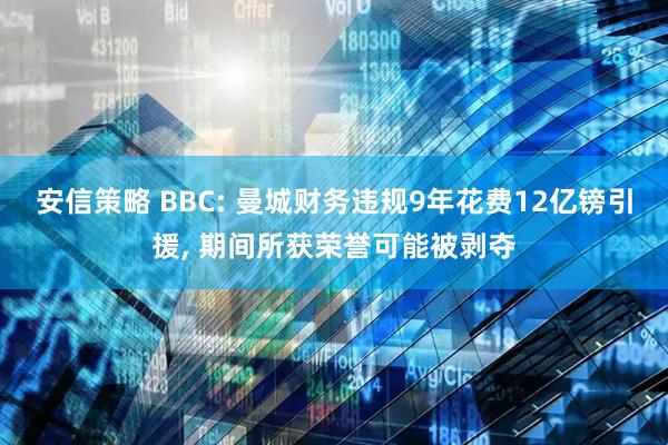 安信策略 BBC: 曼城财务违规9年花费12亿镑引援, 期间所获荣誉可能被剥夺